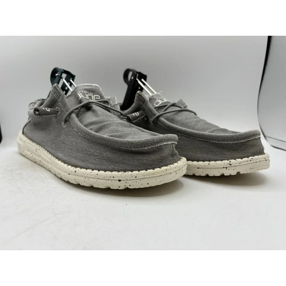 Hey Dude Wally Stretch Iron Men's Size L10 M8 150203910 Casual Slip on Shoes